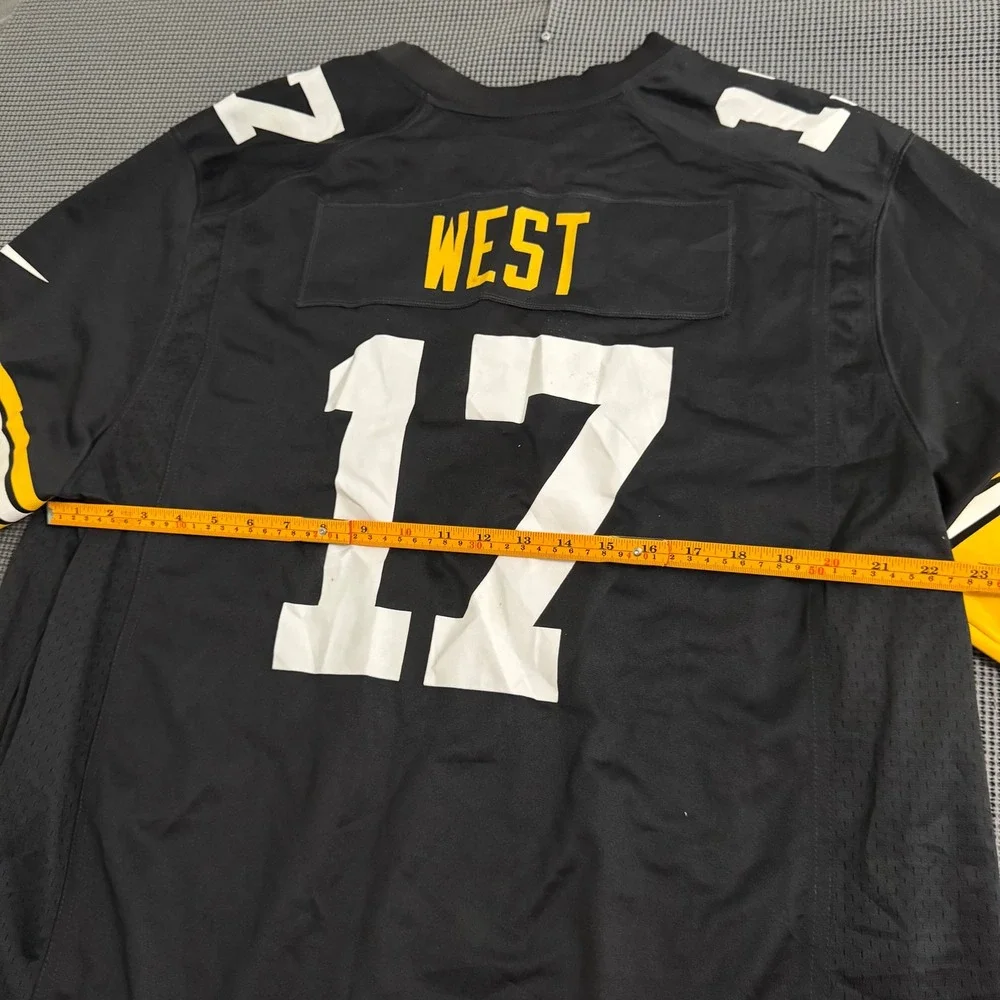 Nike Pittsburgh Steelers West 17 NFL On Field Jersey Black Mens XXL